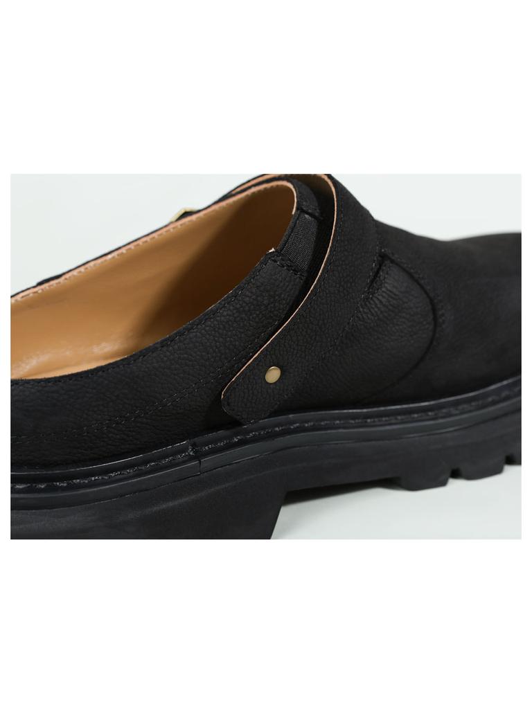 Gubin Matte Leather Worker Mules