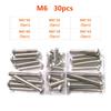 304 Stainless Steel Hexagon Hex Socket Head Button Allen Screw Set M2 M2.5 M3 M4 M5 M6 M8 M10 Allen Hex Socket Button Head Screw