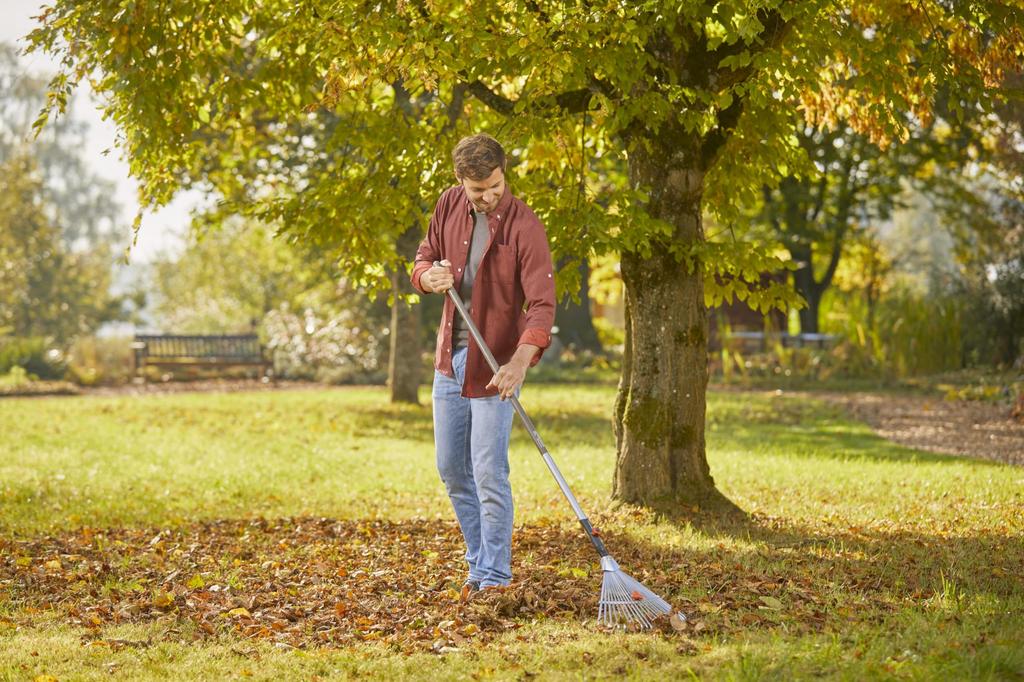 GARDENA Ocelový Kombi Produkt Až 25 Hrábě, Systém, 03103-20, Stříbrný. Záruční roky.