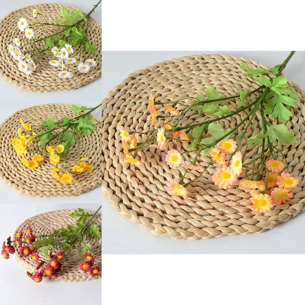 Silk Mimic Chrysanthemum Floral Arrangement For Home Party And Photography Use