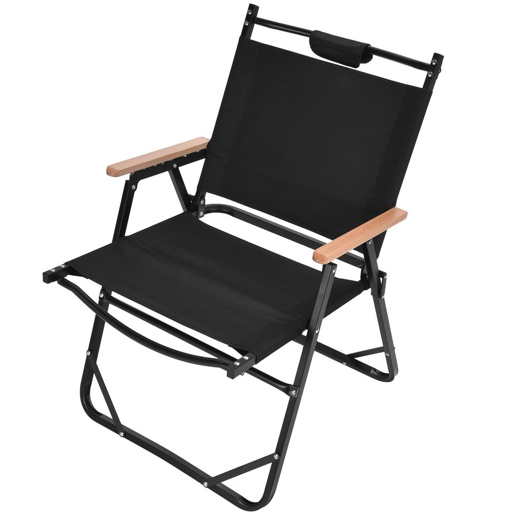 Folding Chair Portable Excellent Load Capacity Ergonomic Comfortable Chair for Camping Barbecue