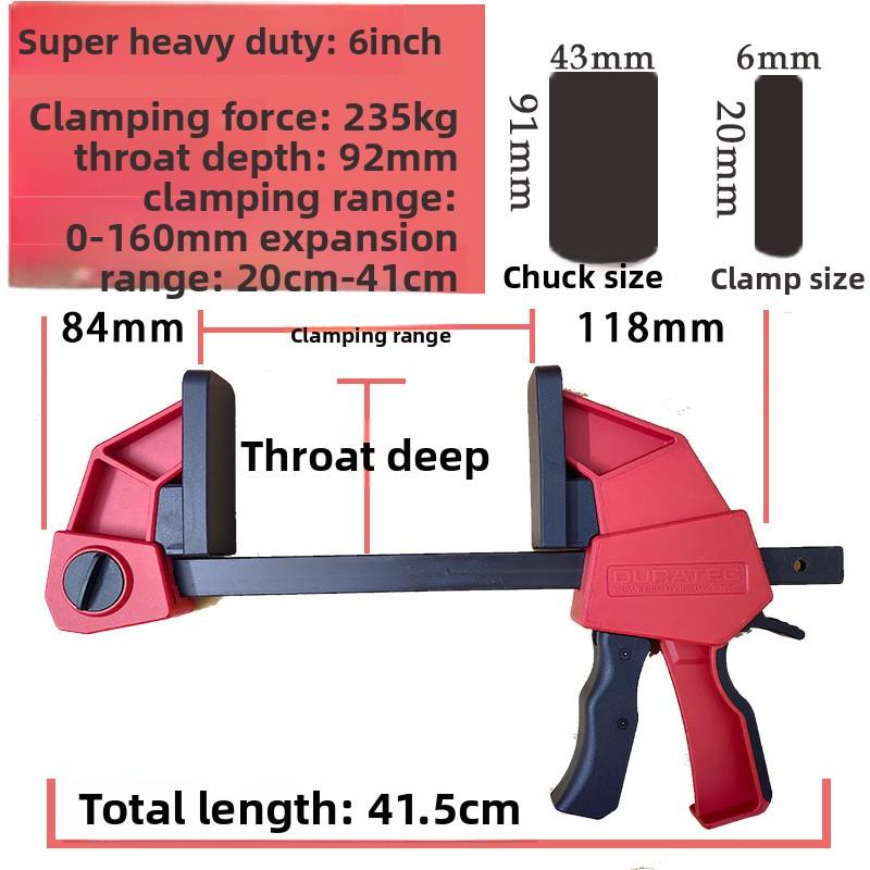 Heavy Duty Woodworking F Quick Release Clamp Spreader Clamp Panel Gluing Clamp