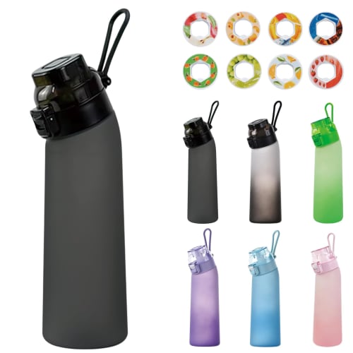 Maplefea Fruit Water Bottle, 700ml, Taste-Changing Air Bottle with 8 Built-in Fruit Fragrances (0 Sugars, 0 Calories), Leak-Proof and Shock-Resistant,