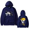 Anime Demon Slayer Zenitsu Hoodie Men Women Clothing Trendy Harajuku Hoodies Long Sleeves Fleece Loose Tops