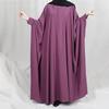 M215# Middle Eastern Muslim Women's Loose Batwing Sleeve Islamic Dress Robe