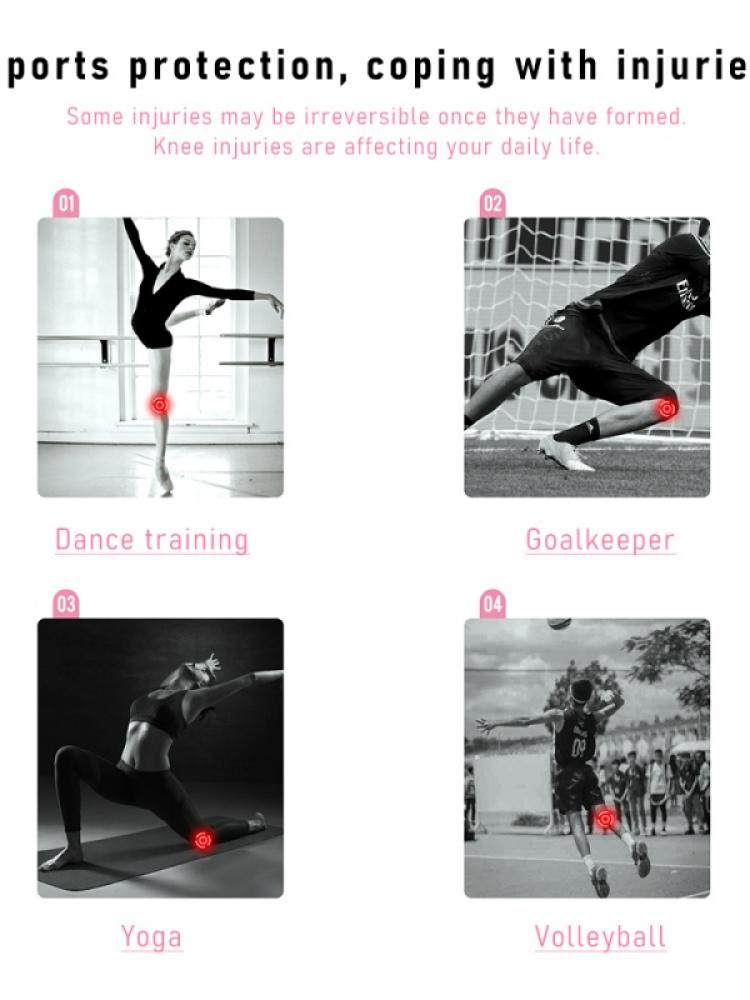 Ladies Dancing Knees Kneeling To Protect The Patella, Riding And Running Knitted Warm Protective Gear Single Pack