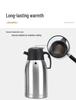 European Stainless Steel Insulated Kettle - Large Capacity Thermos for Hot Water and Tea