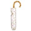 Mini Kukka Faltbar mit Blackout-Musterdruck Leicht UV UPF Geeignet für Regen oder Bambus Perfekt für oder Jede Stilvolle und Produkt Wpc. Sonnenschirm, Beige,