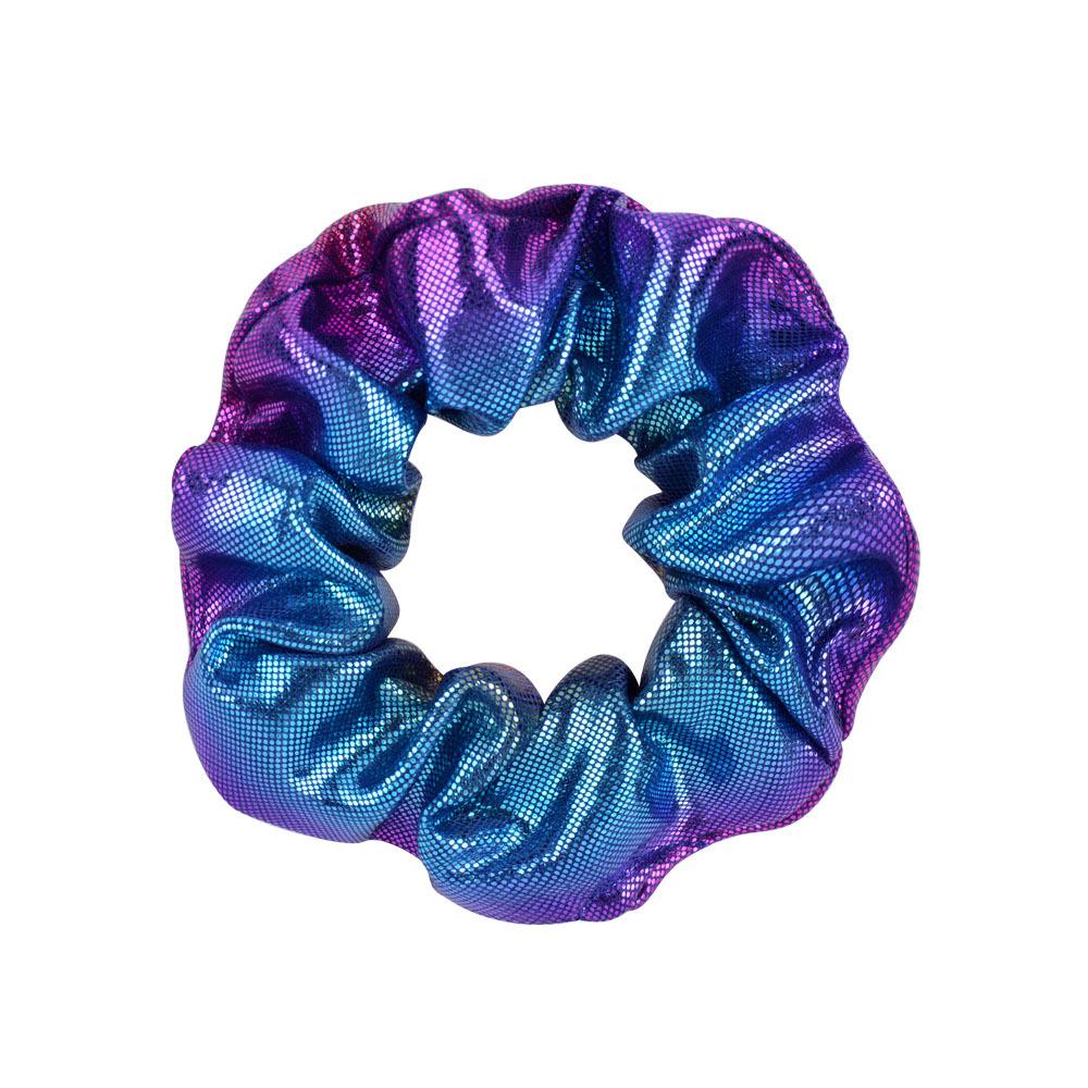 10 Stück Glänzende Metallic Scrunchies Haargummi Meerjungfrau Elastische Haarbänder Scrunchy Pferdeschwanzhalter Accessoires für Frauen Mädchen