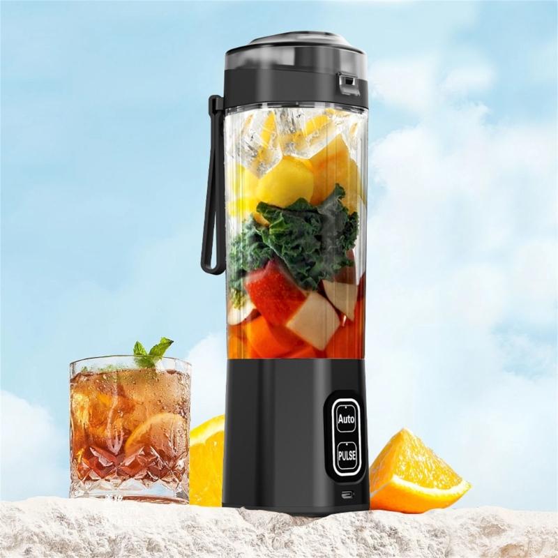 360W Portable Electric Blender Rechargeable Cordless Juicer Powerful Juicer Cup 700ml For Smoothie Juice Food Mixing