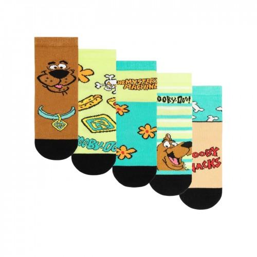 Scooby Doo Kniehohe Socken mit Kinder-/Kindermotiv (Packung mit 5)