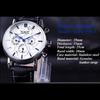 JARAGAR New Top Men's Watch Belt Men's Automatic Mechanical Watch Three-disc Six-pin Men's Watch Diamond Watch Luminous Waterproof
