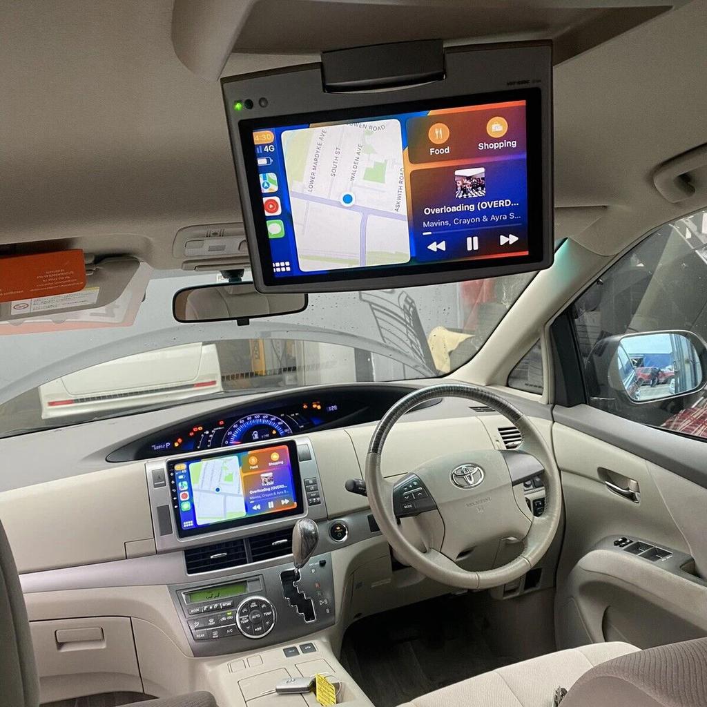 Android 14 DVD NO 2DIN For Toyota Previa 3 III XR50 Estima 2006-2019 RHD Auto Radio Stereo Multimedia Car Player GPS Navigation