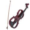 Electronic Violin Set 44 Electric Adjustable Kit with Tuner Bow String Box AU?03