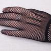 Fashion Fishnet Gloves Women Summer Uv-Proof Driving Glove Mesh Fishnet Gloves Black White Nylon Solid Color Glove