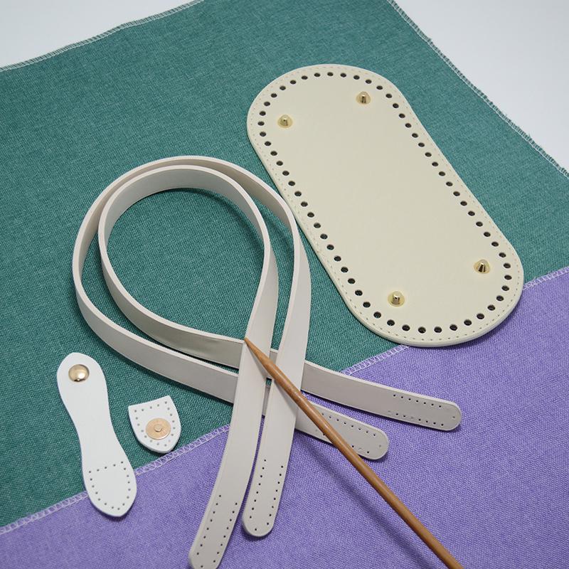 Bolsa Tote de Couro Feita à Mão e Substituição de Alça de Bolsa - Acessório DIY