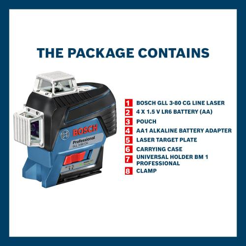 Bosch Professional Green Laser Level GLL3-80CG