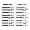 3D XDrive 20d 35i 28d 30d 35d 30i 20i 48d 50d Letter Logo Car Rear Trunk Badge Emblem Decal Sticker For X1 X2 X3 X4 X5 X6 X7