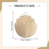 Faux Rattan Wall Hanging Storage Basket, Multipurpose Decorative Flower Handmade