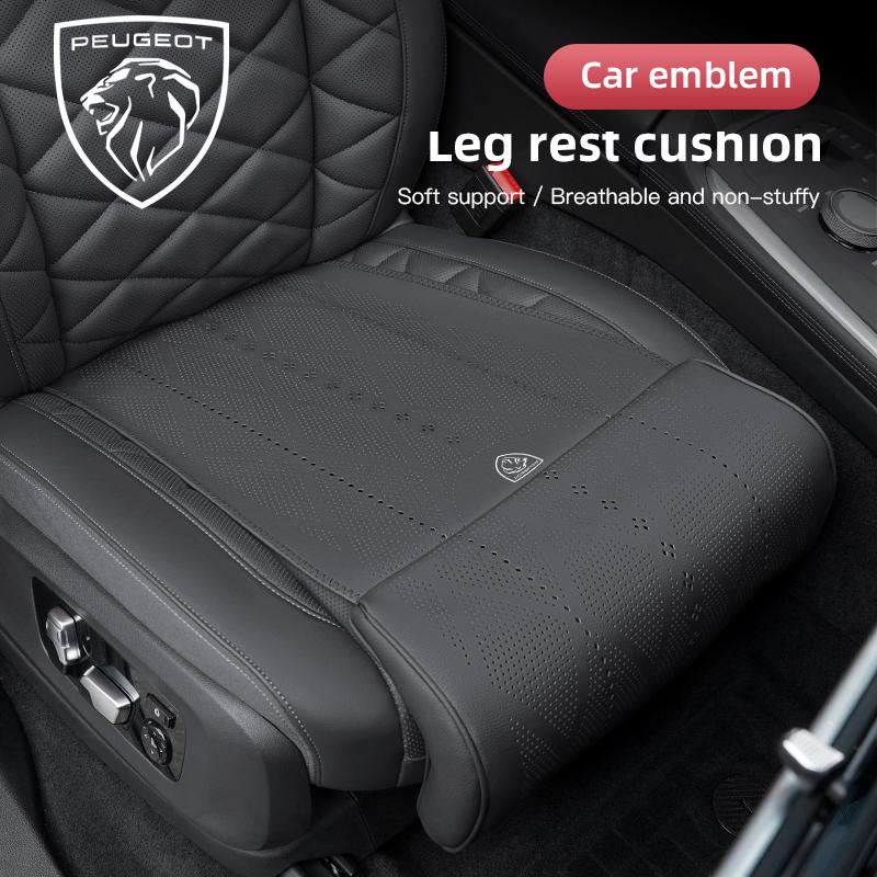 Car Seat Leg Support Extension Leather Auto Extender Cushion For Peugeot 208 308 307 207 3008 407 508 2008 5008 301 408 607 4008