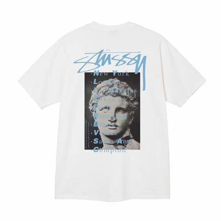 Three Standard New 2025 Men's and Women's Short-sleeved Summer Men's Loose 230g High-quality T-shirt