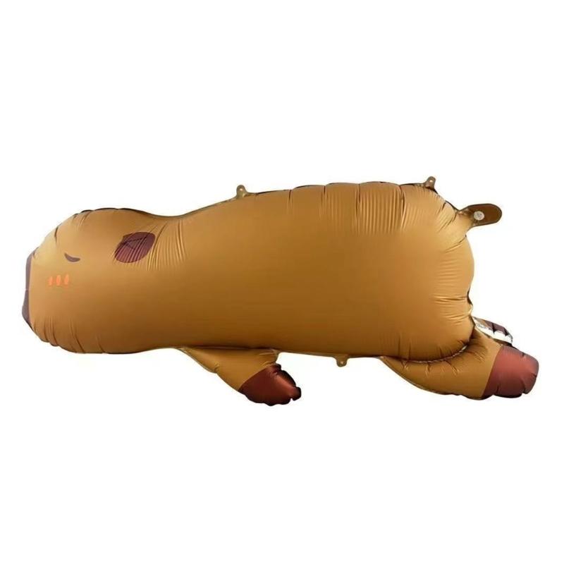 

Aluminum Foil Capybara Balloon For Party Decorations Long Time Inflatable Photography Props