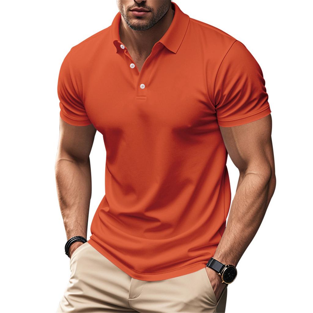 Men's Summer Leisure Culture Breathable Short Sleeved Shirt Top