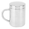 Tea Cup Portable 304 Stainless Steel Water Cup with Lid Handle Drinking Milk Cup for Home Outdoor