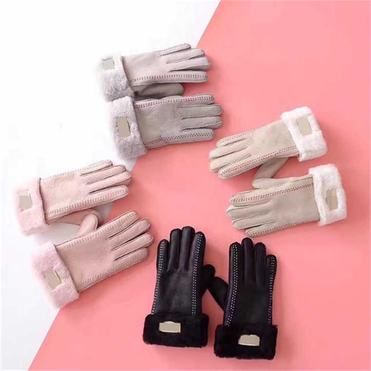 Buy Wonderful Women's Winter Thick Wool Gloves Windproof Ladies Gloves
