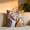 Felix Cushion Cover Cozy Velvet Throw PillowSoft Warm Cushion For Sofa  Bed