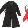 1/12 Scale Figure Wired Trench Coat, Male Coat Costume, Dolls Dress Up Accessory, Miniature