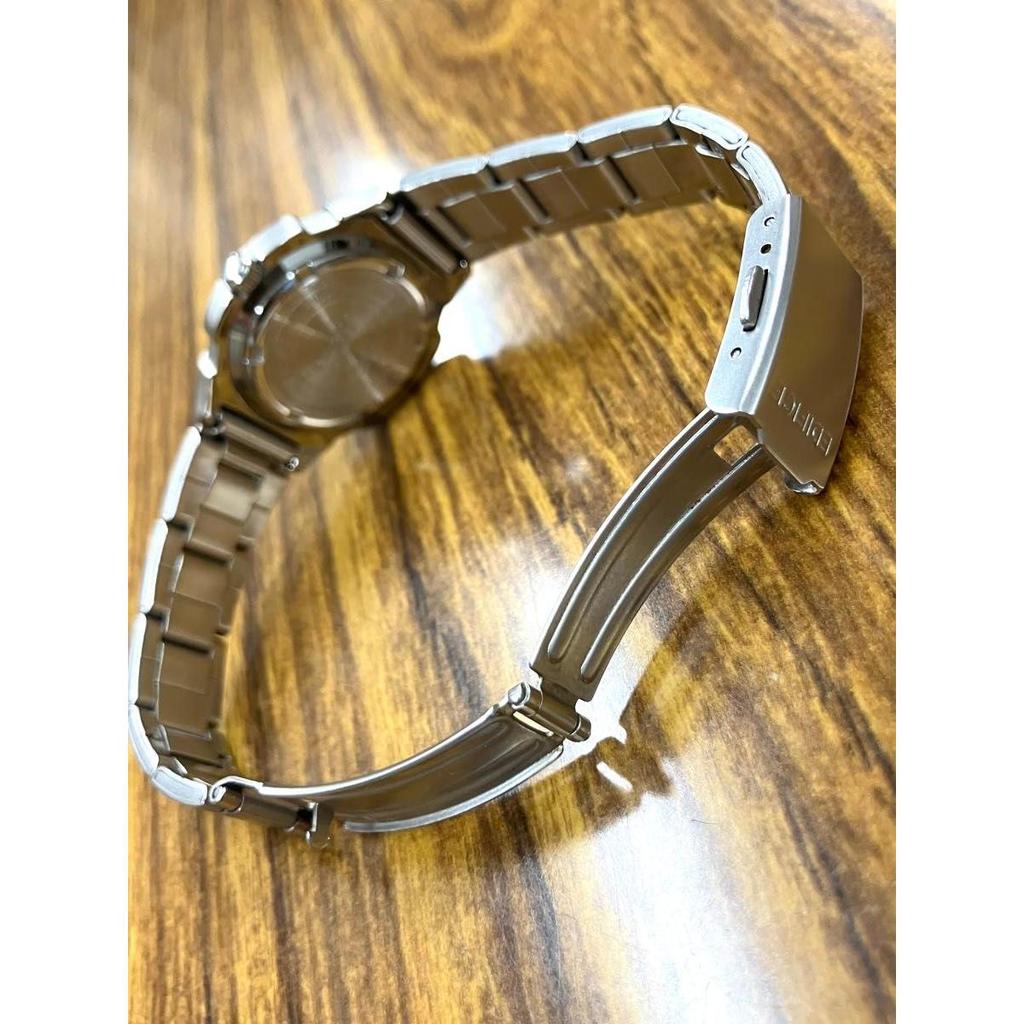 Used CASIO EDIFICE Watch, New Battery Replaced, Pink Dial