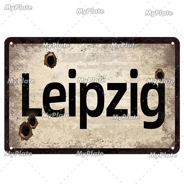 [MaPalte] Vintage German Achtung Sign Metal Sign Tin Sign Decoration Plaque Home Wall Door Decor Bar Sign Home Plate Poster
