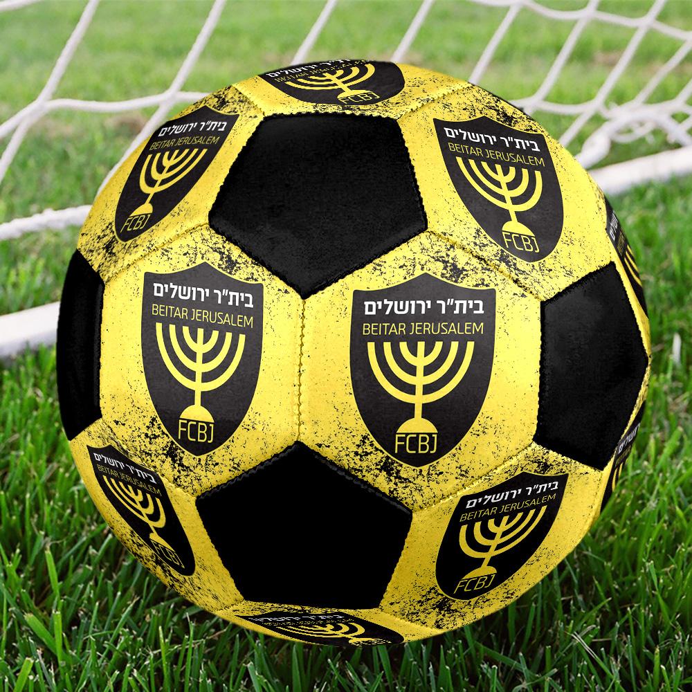 Beitar Jerusalem Fußballverein Fußball Bunt Alle Altersgruppen Maschinengenäht PVC Wettkampfbereit Langlebig Hoher Rückprall.GRÖSSE5