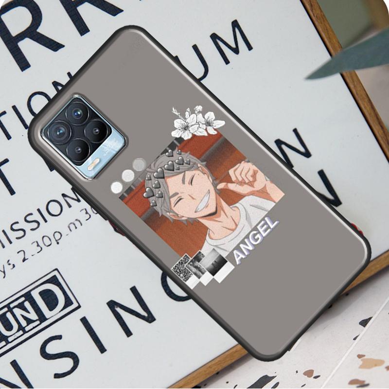 Pouzdro na telefon Haikyuu Sugawara Koushi pro OnePlus 9 Pro 8T 9R Nord 2 pro Realme 6 7 8 Pro 8i GT Master GT Neo 2 C21