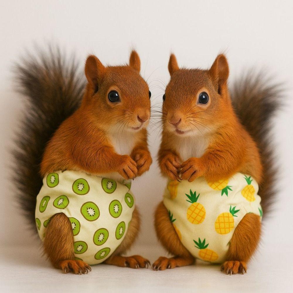 Absorbent Squirrel Diapers Adjustable Squirrel Underwear Potty Training Underwear  Potty Training