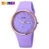OEM double calendar female student quartz watch, fashionable casual style couple watch