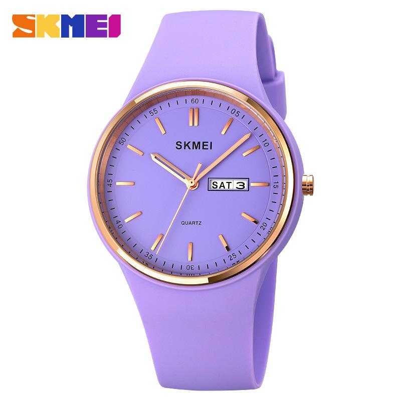 OEM double calendar female student quartz watch, fashionable casual style couple watch