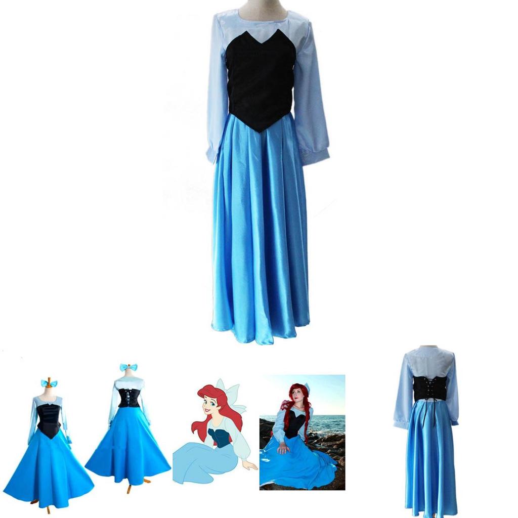 Atemberaubendes Arielle Meerjungfrau Kleid Cosplay Kostüme für Frauen Perfekt für Partys