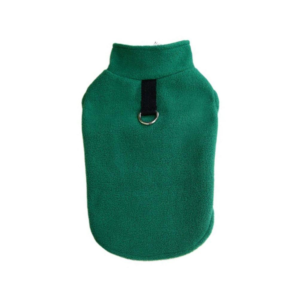 

Polyester/Velvet Dog Vest Sweater Nordic Style Pets T-shirt Pullover Dog Warm Vest Hoodie Winter L зелёный