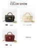 2025 Genuine Leather Diamond Lattice Crossbody Handbag - Small Fragrant Style