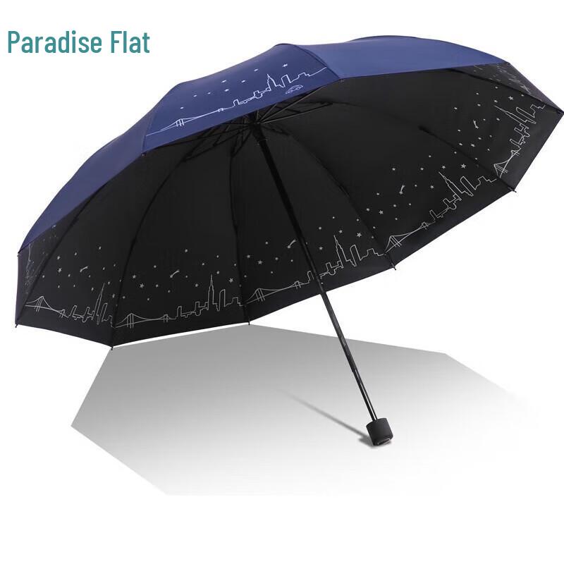 Paradise Automatic 10-Rib UV Folding Umbrella