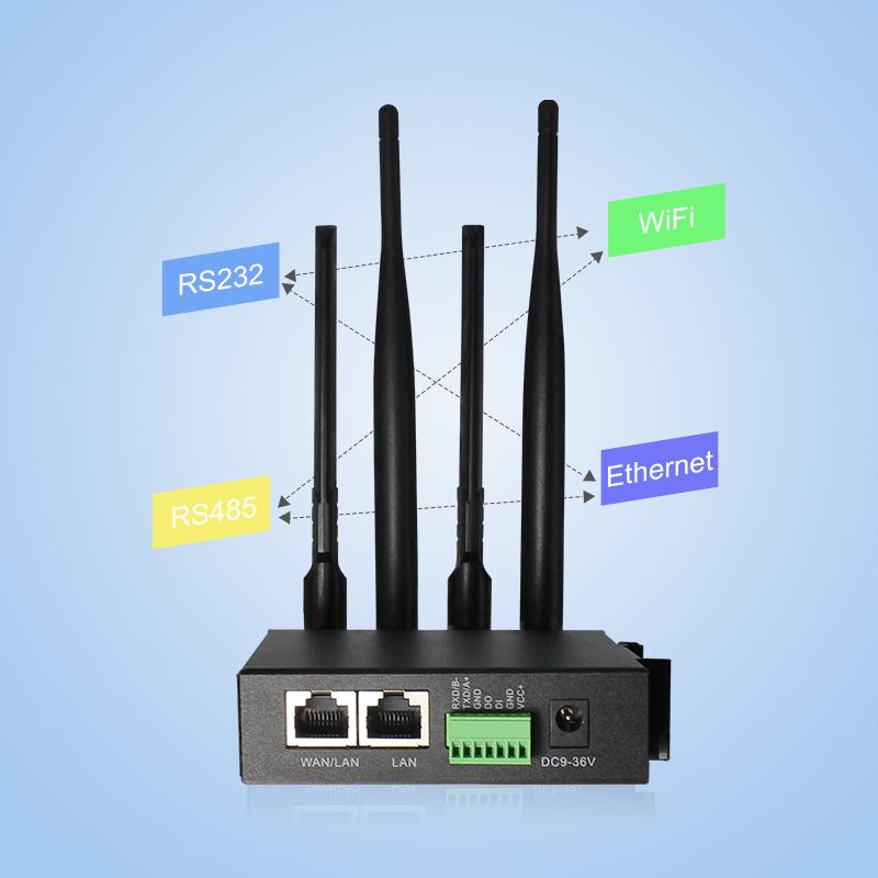 

5G/4G Dual Network Industrial Router with WiFi, PLC Remote O&M, and Rail Mounting Without 5G Module