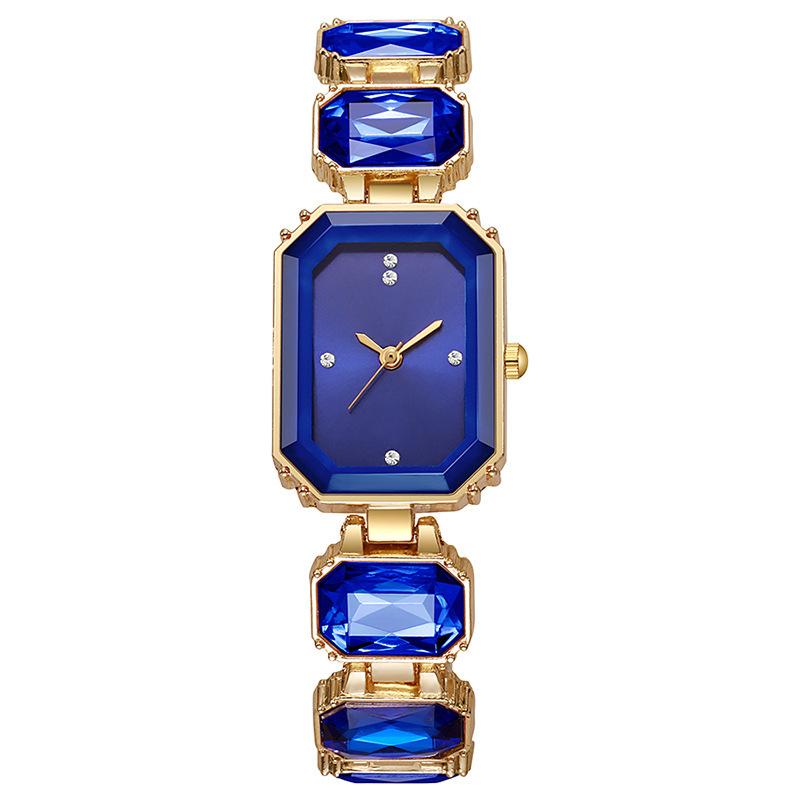 

Модные женские часы с прямоугольным циферблатом, элегантные женские кварцевые наручные часы, часы для девушек, лучшие подарки, часы для жены, семьи, друга синий