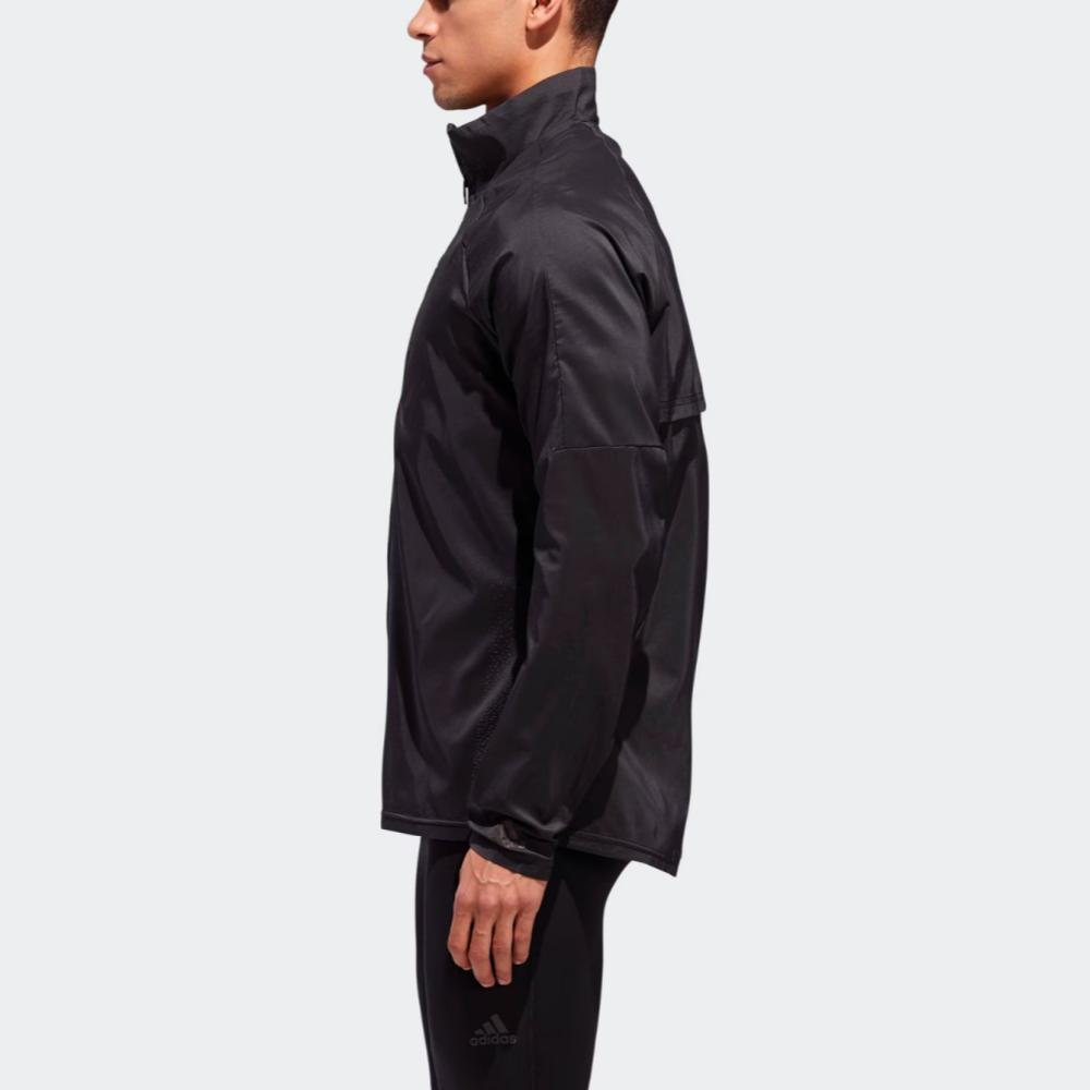 Adidas Supernova Jacket Breathable Windproof Stand Collar Zip Jacket Men Jackets Black D73188