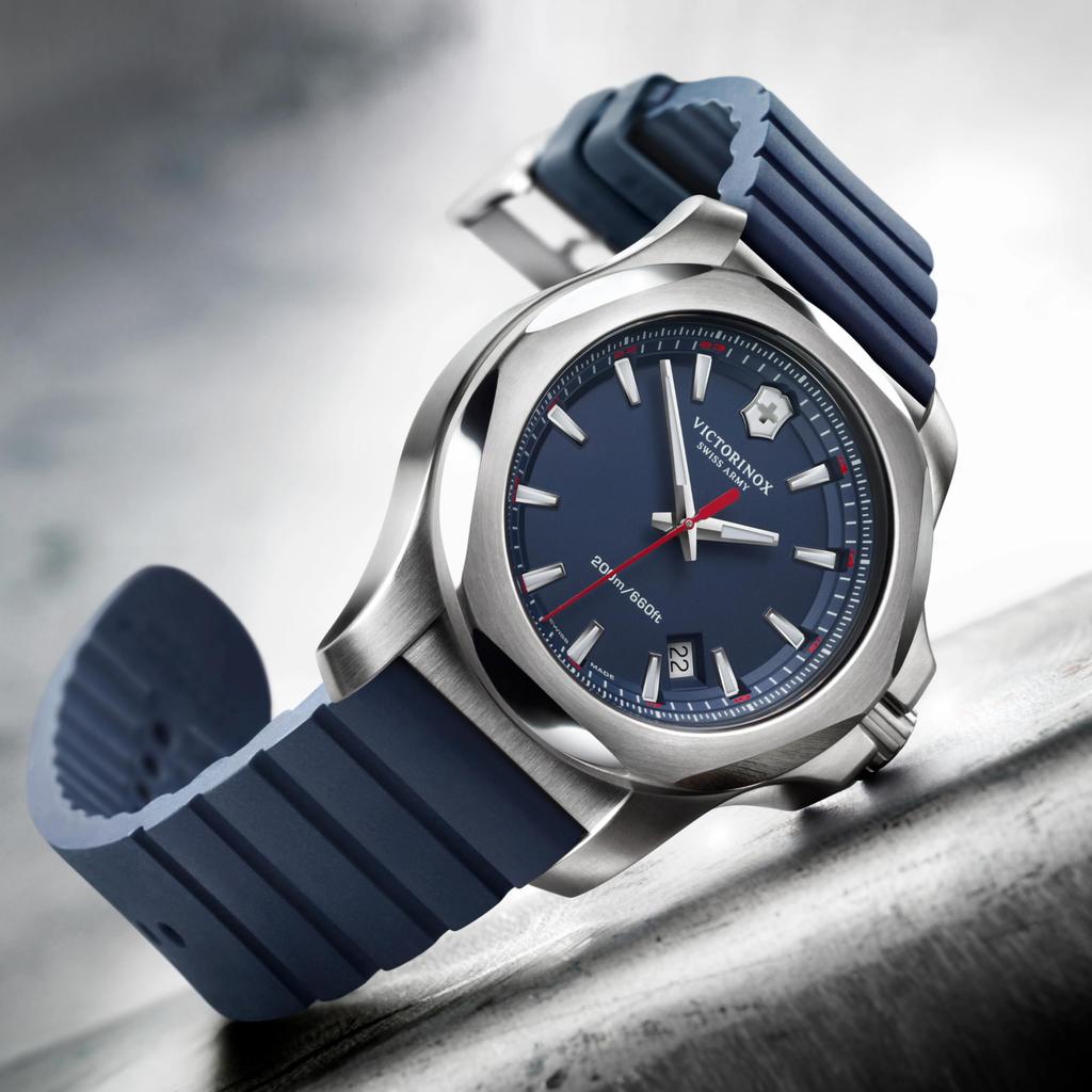 VICTORINOX Warranty I.N.O.X. Watch, Blue, 241688.1 [] 5-Year
