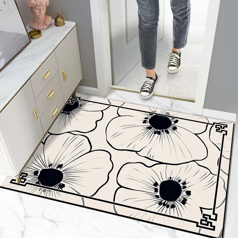 Toilet Diatom Mud Simple Household Absorbent Foot Mat Mat Toilet Mat Wash Water Mat Absorbent Non-slip