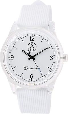 Citizen Q&Q SmileSolar RP10-001 Weiße Solaruhr