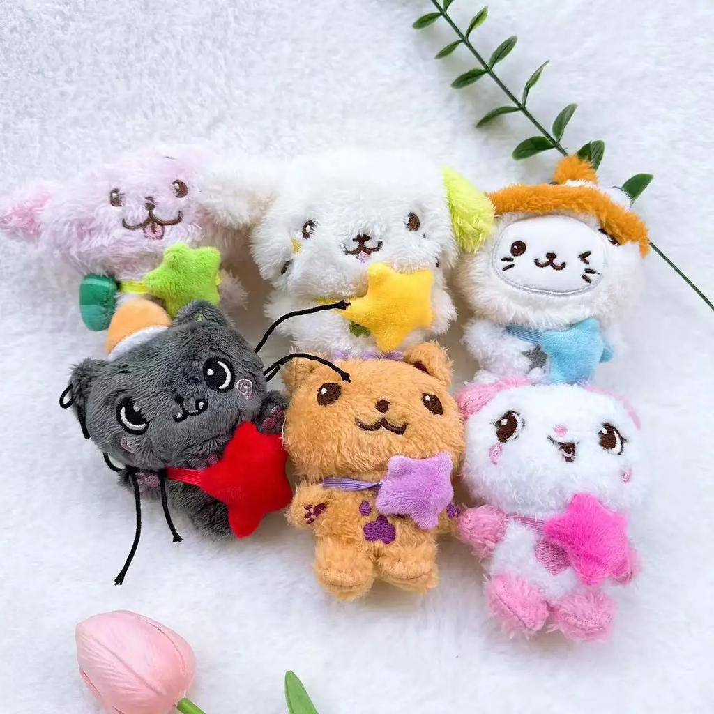 15cm Kpop Nct Wish Cartoon Keychain Sakuya RIKU YUSHI Doll Bag Pendant JAEHEE RYO SION Fan Collection Gift