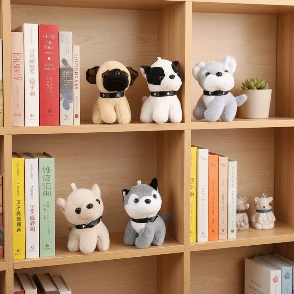 Simulation Simulation Dog Plush Keychain Small Pendant Animal Pendant Dog Plush Pendant Couple